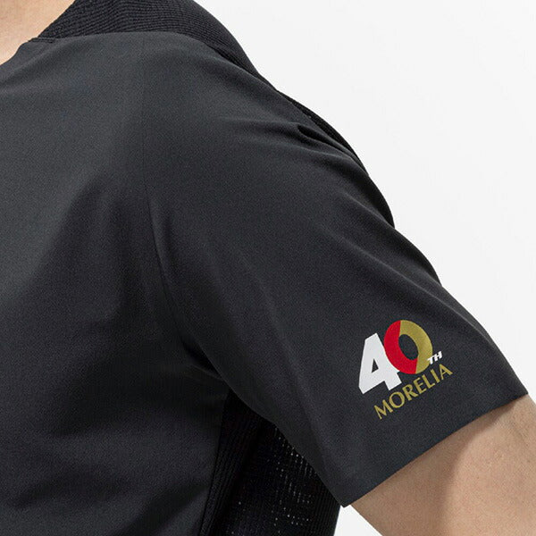 【上下セット】ミズノmizunoモレリアULゲームシャツパンツ上下P2MAC540-P2MBC540サッカーフットサルプラシャツプラパン練習着ブラックメンズ