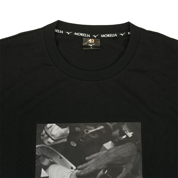 ミズノmizunoモレリア2枚セット長袖フォトTシャツP2MAC555サッカーフットサルTシャツポリエステルロンTメンズ