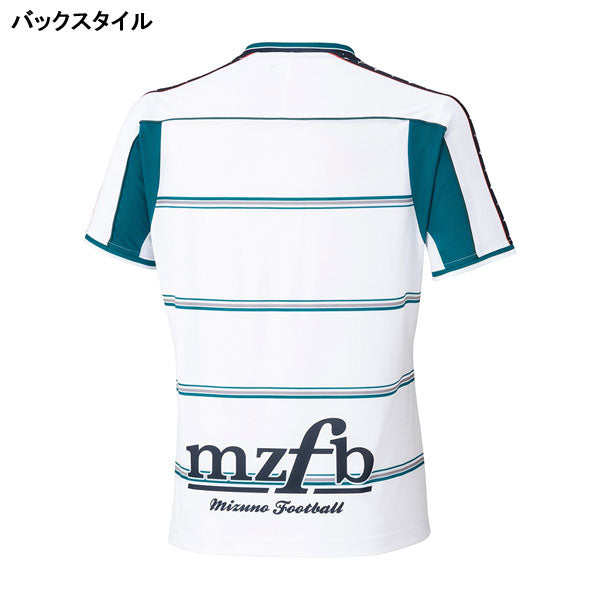 ミズノmizunoMZFBフットボールTシャツP2MACX75サッカーフットサル吸汗速乾プラクティスシャツメンズホワイト