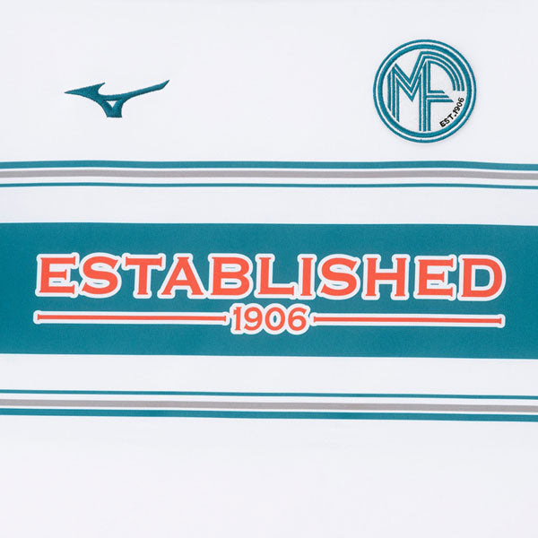 ミズノmizunoMZFBフットボールTシャツP2MACX75サッカーフットサル吸汗速乾プラクティスシャツメンズホワイト