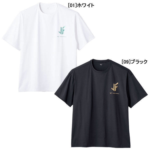 ミズノmizunoJFストレッチソフトドライTシャツP2MADJ01サッカーフットサルフェリックス半袖プラクティスシャツ