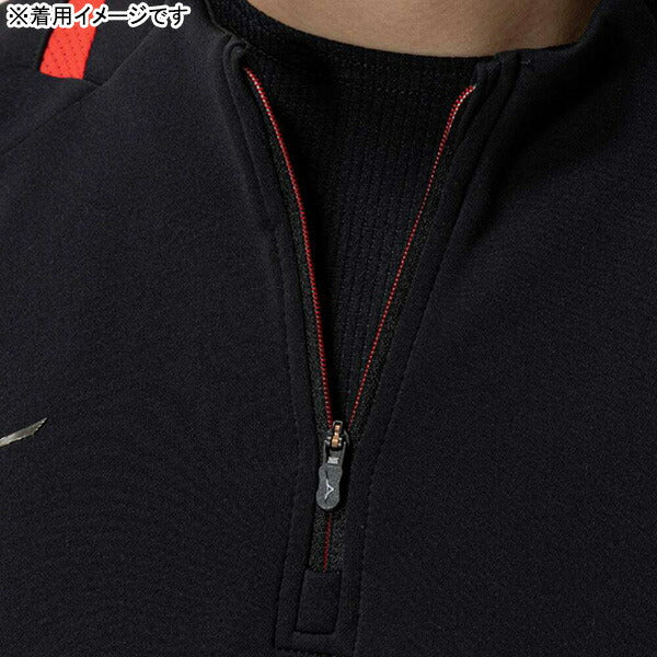 ミズノmizunoモレリアトレーニングトップP2MCC005サッカーフットサルハーフジップ練習着メンズ