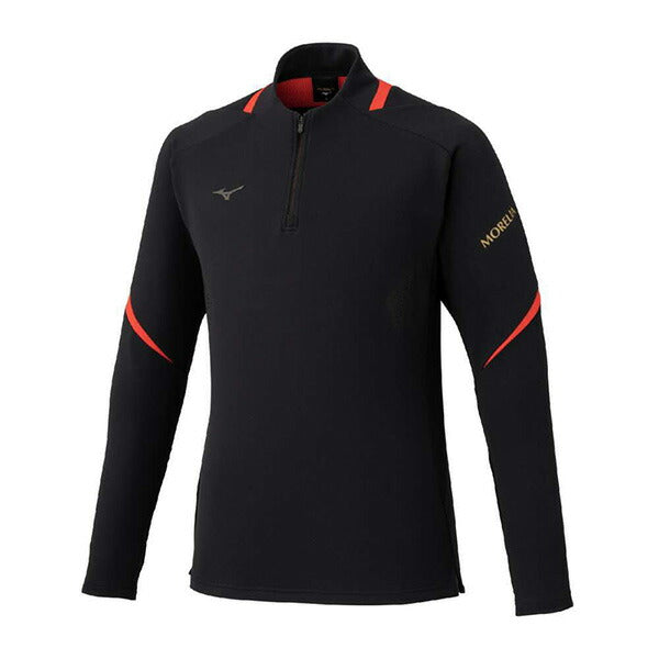 ミズノmizunoモレリアトレーニングトップP2MCC005サッカーフットサルハーフジップ練習着メンズ