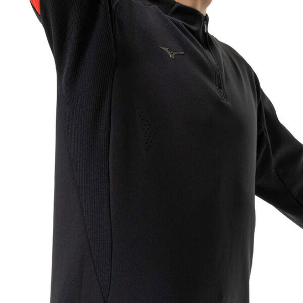 ミズノmizunoモレリアトレーニングトップP2MCC005サッカーフットサルハーフジップ練習着メンズ