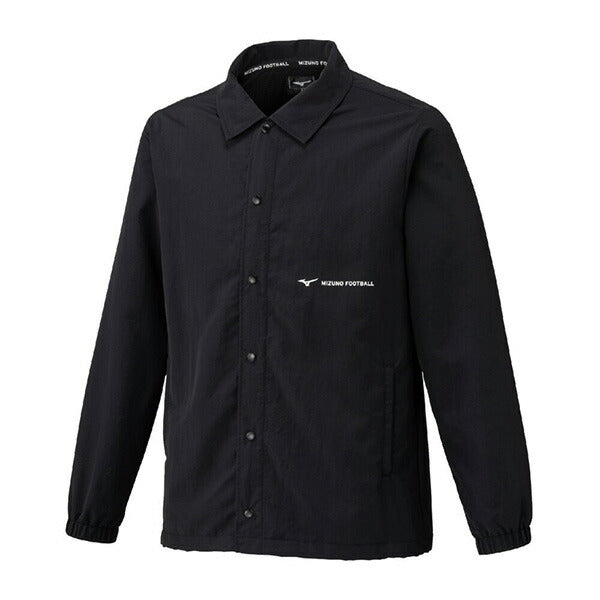 ミズノmizuno裏メッシュコーチジャケットP2MEC065サッカーフットサルカジュアルボタンメンズ