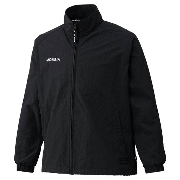 ミズノmizunoモレリアリップストップウーブンジャケットP2MED055サッカーフットサルフルジップ撥水機能メンズ