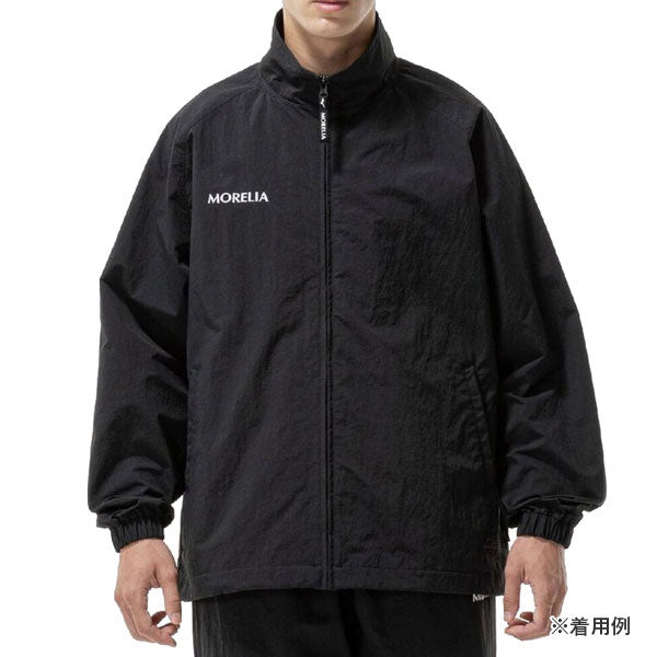 ミズノmizunoモレリアリップストップウーブンジャケットP2MED055サッカーフットサルフルジップ撥水機能メンズ