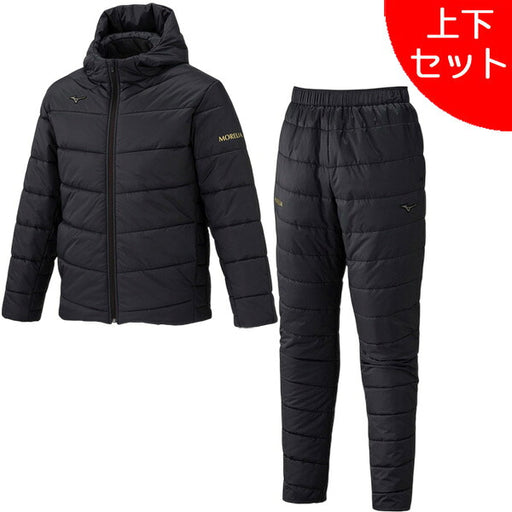 【上下セット】ミズノmizuno中綿モレリアテックフィルブレスサーモウォーマージャケットパンツP2MED501-P2MFD501サッカーフットサル防寒メンズ