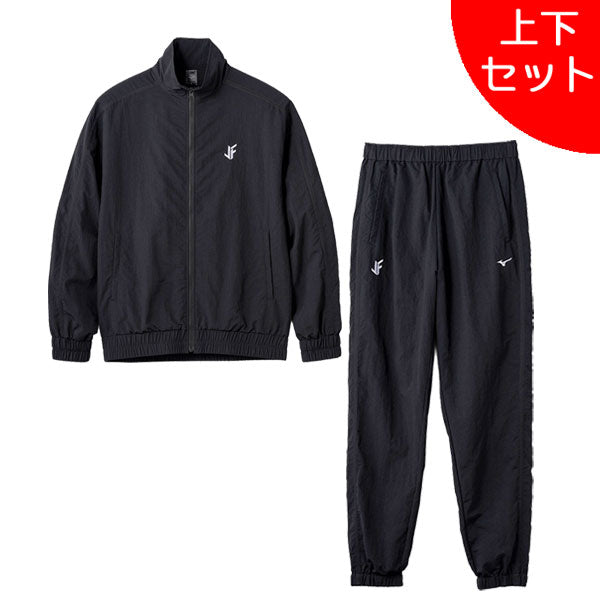 【上下セット】ミズノmizunoJFトラックジャケットパンツP2MEDJ01/P2MFDJ01サッカーフットサルウインドブレーカーセットメンズ