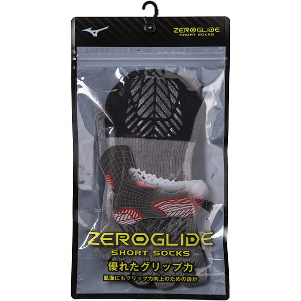 【ネコポス送料無料】ミズノMIZUNOゼログライドショートソックスグリップソックスP2MX2510サッカーフットサルストッキング滑り止め21-23cm23-25cm25-27cm27-29cm