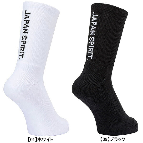 【ネコポス送料無料】ミズノmizunoジャガードロゴソックスP2MXB065サッカーフットサル靴下25-27cm