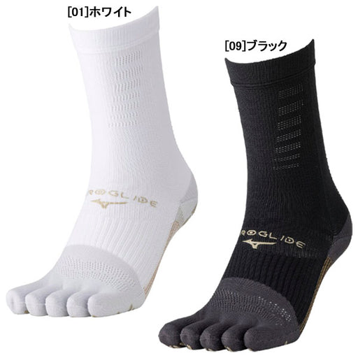 【ネコポス送料無料】ミズノmizunoゼログライドネオショートソックス5本指P2MXC540サッカーフットサルストッキング滑り止め付き