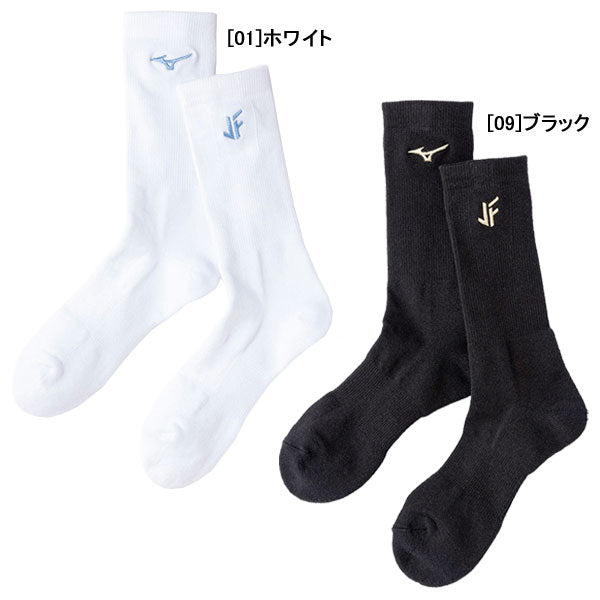 【ネコポス送料無料】ミズノmizunoJFミドルソックスP2MXDJ01サッカーフットサルストッキングショートソックスメンズ