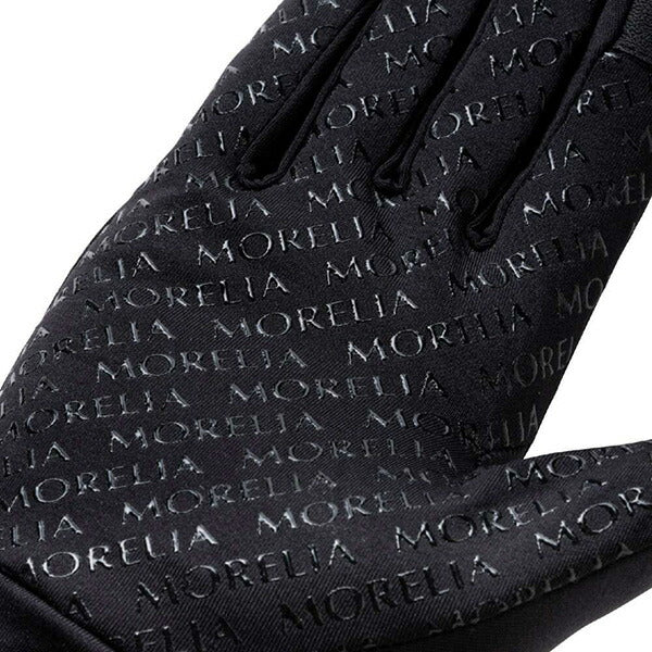 【ネコポス送料無料】ミズノmizunoモレリアフィールドグローブP2MYB510サッカーフットサル手袋タッチパネル対応防寒ブラック