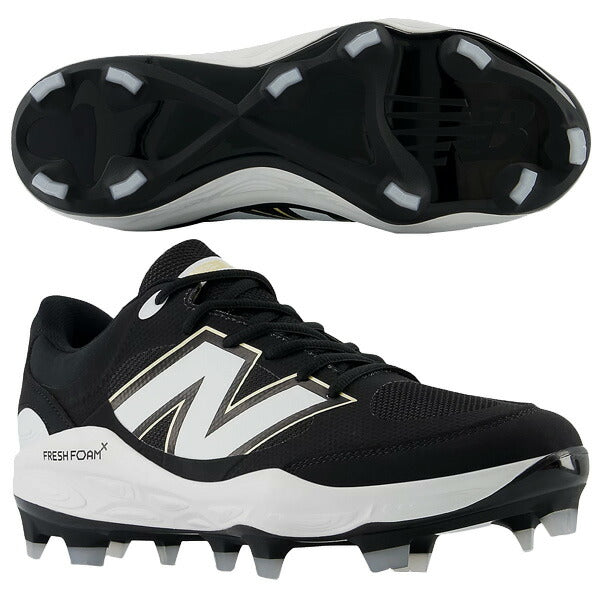 ニューバランスNewbalanceメンズ野球ポイントスパイクFreshFoam3000v7MoldedPL3000K7-2Eブラック
