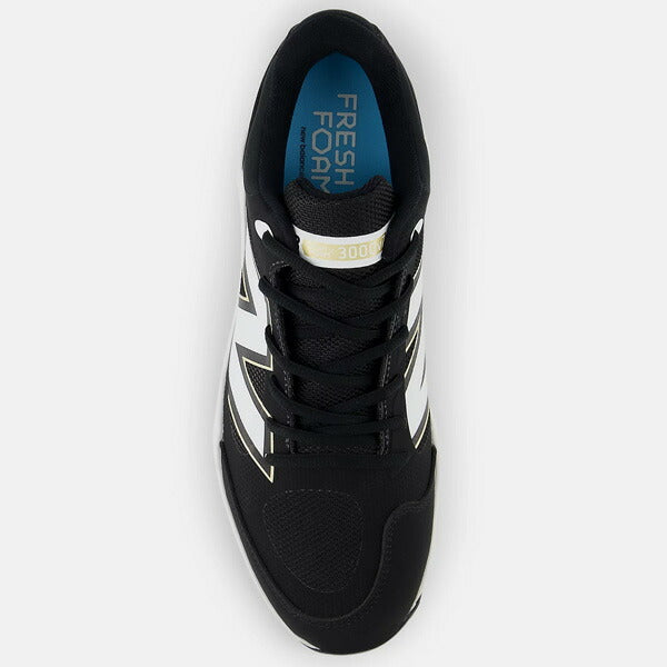 ニューバランスNewbalanceメンズ野球ポイントスパイクFreshFoam3000v7MoldedPL3000K7-2Eブラック