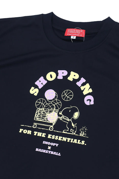 【ショップ限定エントリーでさらに+9倍】【ネコポス送料無料】PEANUTSピーナッツバスケットボールジュニアキッズTシャツスリム半袖PNU-1701