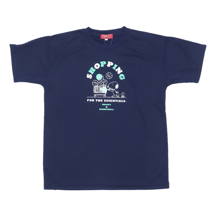 【ショップ限定エントリーでさらに+9倍】【ネコポス送料無料】PEANUTSピーナッツバスケットボールジュニアキッズTシャツスリム半袖PNU-1701