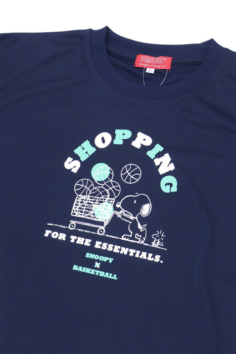 【ショップ限定エントリーでさらに+9倍】【ネコポス送料無料】PEANUTSピーナッツバスケットボールジュニアキッズTシャツスリム半袖PNU-1701