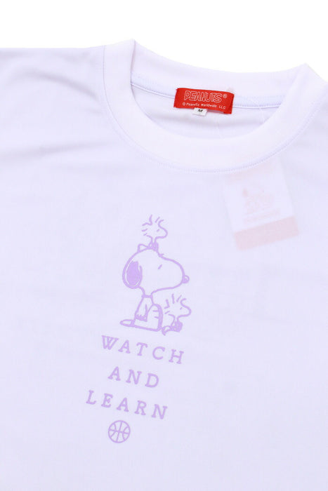 【ネコポス送料無料】PEANUTSピーナッツバスケットボールジュニアキッズTシャツスリム半袖PNU-1705