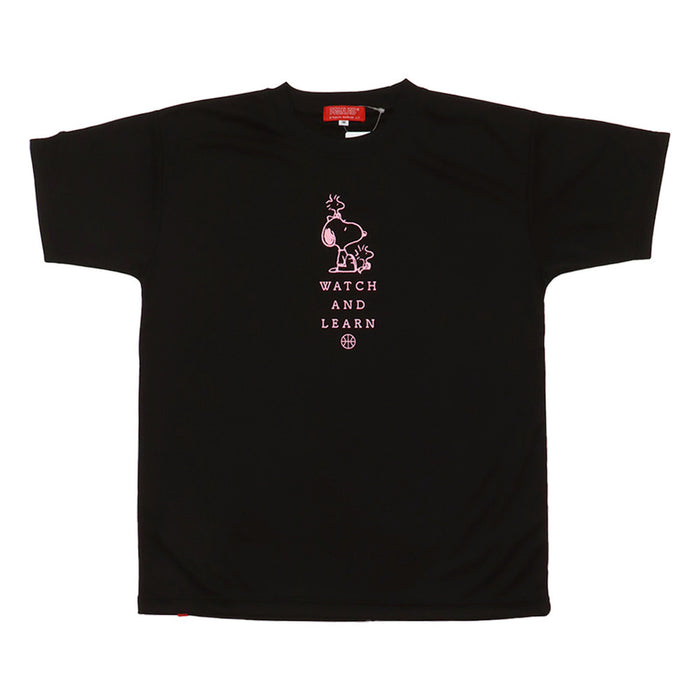 【ネコポス送料無料】PEANUTSピーナッツバスケットボールジュニアキッズTシャツスリム半袖PNU-1705