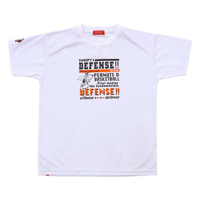 【ネコポス送料無料】PEANUTSピーナッツバスケットボールジュニアキッズTシャツスリム半袖PNU-1709