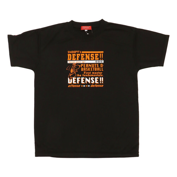 【ネコポス送料無料】PEANUTSピーナッツバスケットボールジュニアキッズTシャツスリム半袖PNU-1709