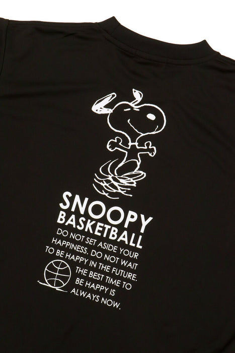 【ネコポス送料無料】PEANUTSピーナッツバスケットボールジュニアキッズTシャツスリム半袖PNU-1710