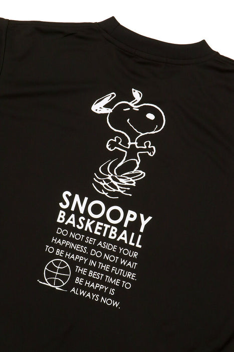 【ネコポス送料無料】PEANUTSピーナッツバスケットボールジュニアキッズTシャツスリム半袖PNU-1710