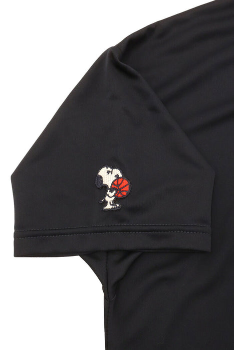 【ネコポス送料無料】PEANUTSピーナッツバスケットボールジュニアキッズTシャツスリム半袖PNU-1710