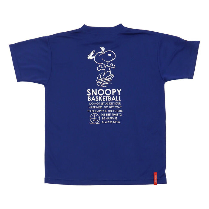 【ショップ限定エントリーでさらに+9倍】【ネコポス送料無料】PEANUTSピーナッツバスケットボールジュニアキッズTシャツスリム半袖PNU-1710