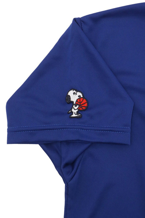 【ネコポス送料無料】PEANUTSピーナッツバスケットボールジュニアキッズTシャツスリム半袖PNU-1710