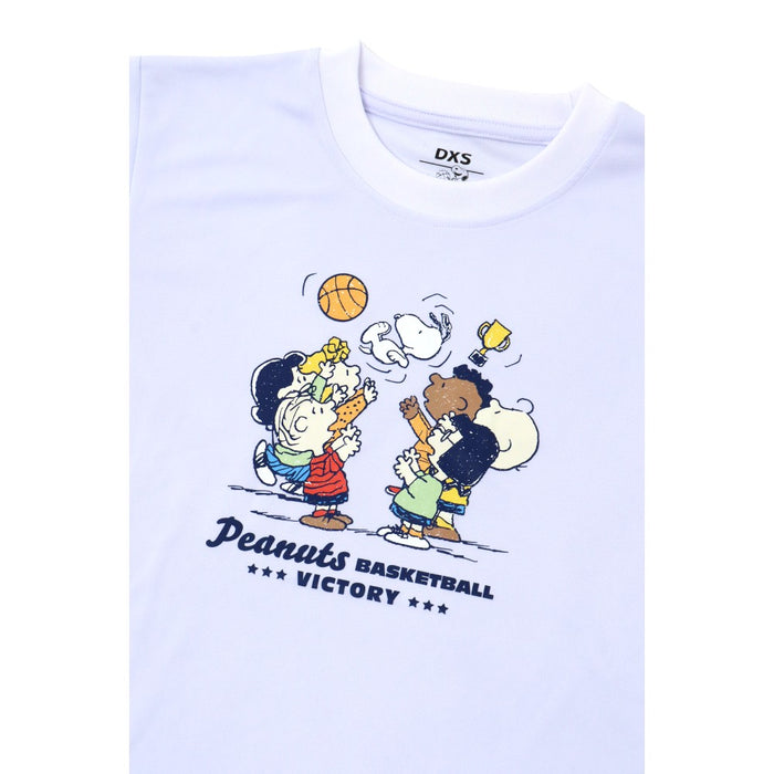 【ネコポス送料無料】オンザコートピーナッツバスケットボールメンズレディーススリムTシャツ半袖PNU-1807