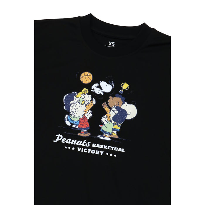 【ネコポス送料無料】オンザコートピーナッツバスケットボールメンズレディーススリムTシャツ半袖PNU-1807