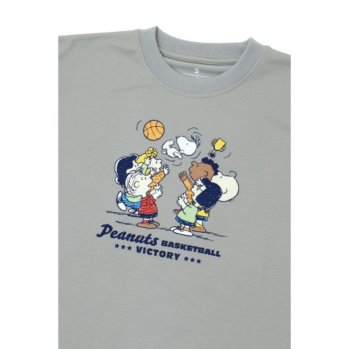 【ネコポス送料無料】オンザコートピーナッツバスケットボールメンズレディーススリムTシャツ半袖PNU-1807