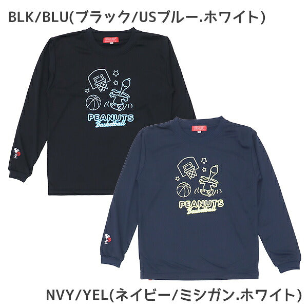 【ネコポス送料無料】オンザコートバスケットボールゲームシャツPEANUTSピーナッツキャラクタースヌーピー