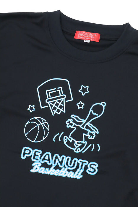 【ネコポス送料無料】オンザコートバスケットボールゲームシャツPEANUTSピーナッツキャラクタースヌーピー