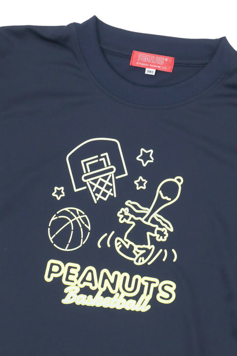 【ネコポス送料無料】オンザコートバスケットボールゲームシャツPEANUTSピーナッツキャラクタースヌーピー