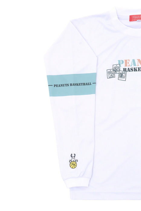 【ネコポス送料無料】オンザコートバスケットボールゲームシャツPEANUTSピーナッツキャラクタースヌーピー