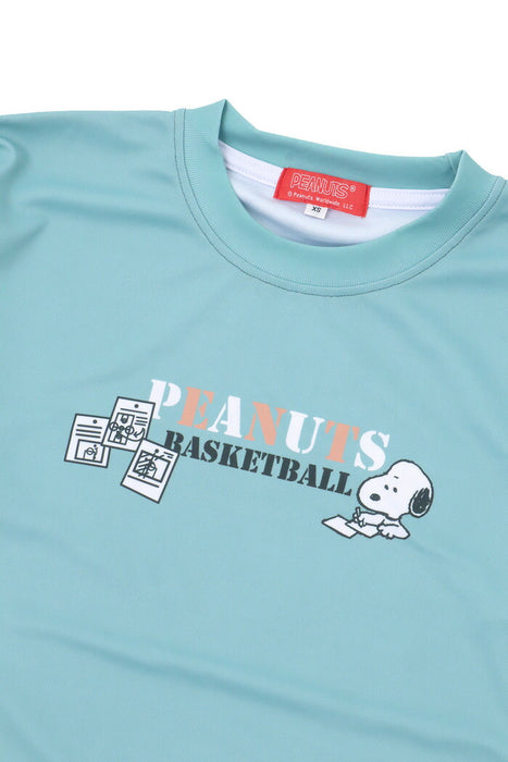 【ネコポス送料無料】オンザコートバスケットボールゲームシャツPEANUTSピーナッツキャラクタースヌーピー