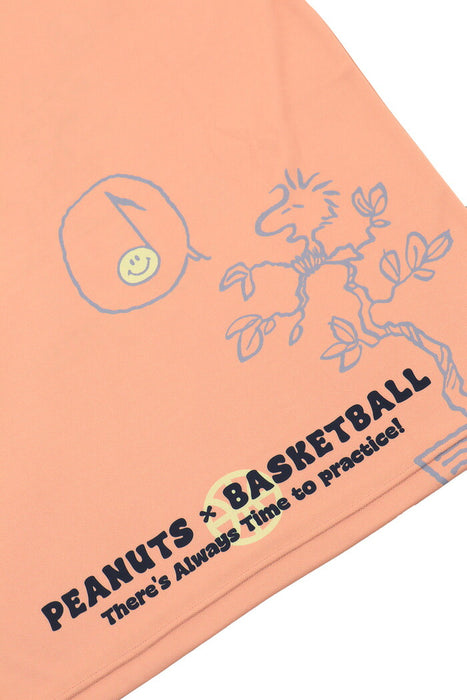 【ネコポス送料無料】PEANUTSピーナッツバスケットボールジュニア昇華Tシャツ半袖PNU1711
