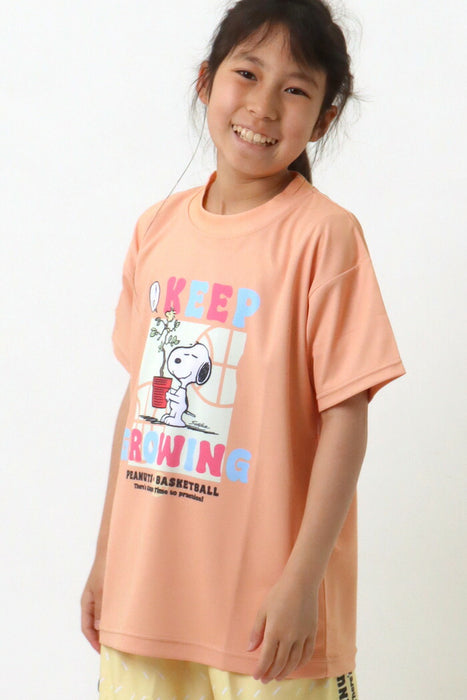 【ネコポス送料無料】PEANUTSピーナッツバスケットボールジュニア昇華Tシャツ半袖PNU1711