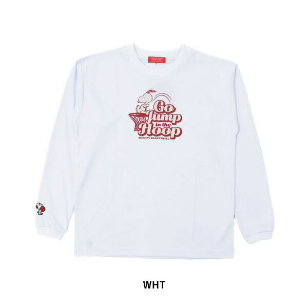 【ショップ限定エントリーでさらに+9倍】【ネコポス送料無料】オンザコートOnthecourtバスケットボールゲームシャツロングスリーブシャツPNU6626PEANUTSスヌーピー長袖Tシャツ