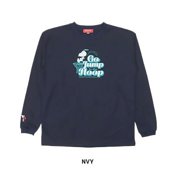 【ショップ限定エントリーでさらに+9倍】【ネコポス送料無料】オンザコートOnthecourtバスケットボールゲームシャツロングスリーブシャツPNU6626PEANUTSスヌーピー長袖Tシャツ