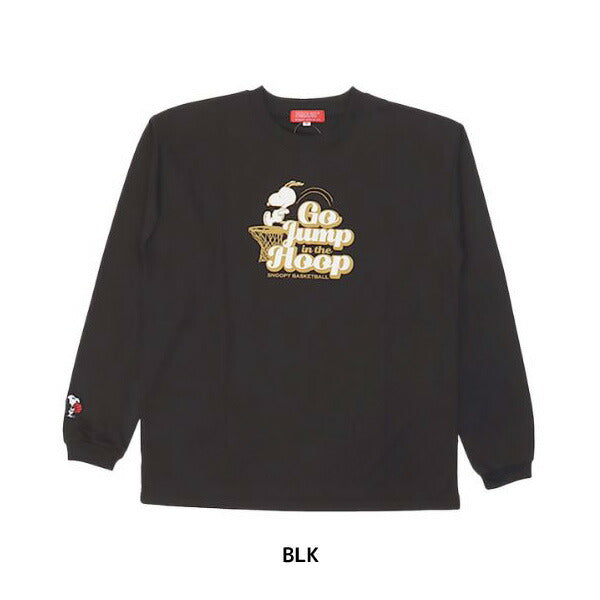 【ショップ限定エントリーでさらに+9倍】【ネコポス送料無料】オンザコートOnthecourtバスケットボールゲームシャツロングスリーブシャツPNU6626PEANUTSスヌーピー長袖Tシャツ