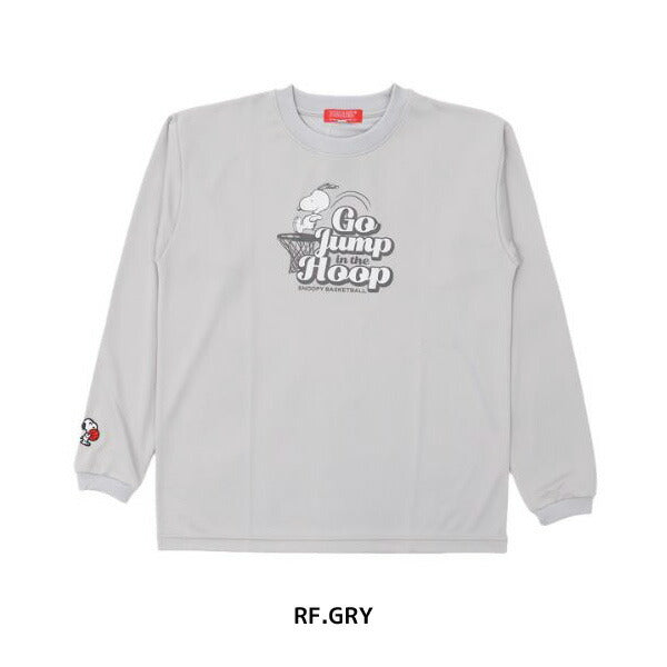 【ショップ限定エントリーでさらに+9倍】【ネコポス送料無料】オンザコートOnthecourtバスケットボールゲームシャツロングスリーブシャツPNU6626PEANUTSスヌーピー長袖Tシャツ