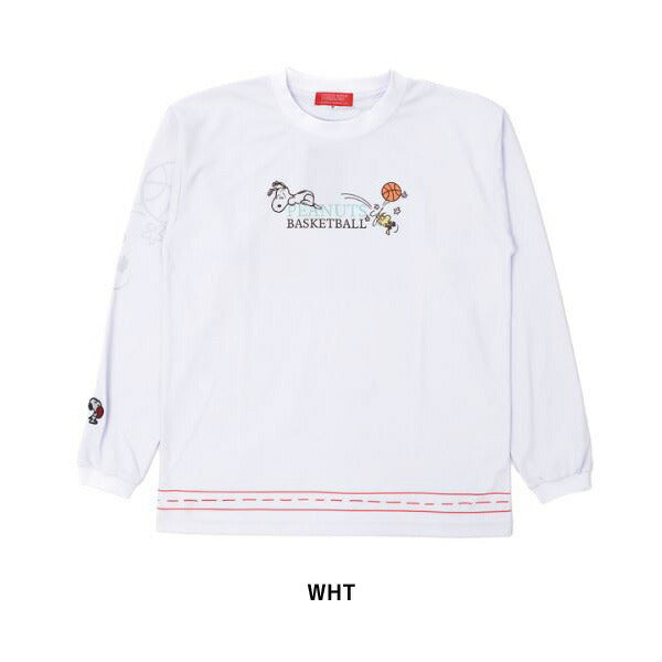 【ショップ限定エントリーでさらに+9倍】【ネコポス送料無料】オンザコートOnthecourtバスケットボールゲームシャツ昇華ロングスリーブシャツPNU6630PEANUTSスヌーピー長袖ロングTシャツ