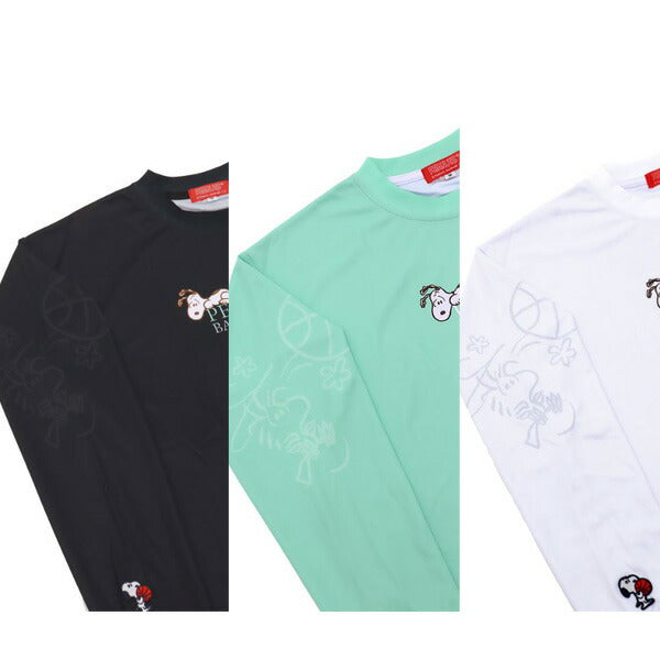 【ショップ限定エントリーでさらに+9倍】【ネコポス送料無料】オンザコートOnthecourtバスケットボールゲームシャツ昇華ロングスリーブシャツPNU6630PEANUTSスヌーピー長袖ロングTシャツ