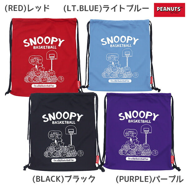 【ネコポス送料無料】PEANUTSピーナッツバスケットボールランドリーバッグPNUA-0040