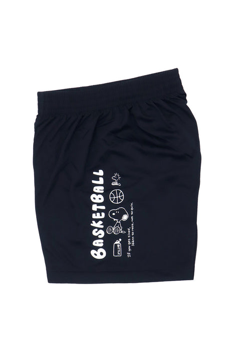 オンザコートバスケットボールゲームパンツPEANUTSピーナッツキャラクタースヌーピーバギーパンツショートパンツメンズ